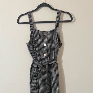 Kate and Lily Women's Black & White Jumpsuit